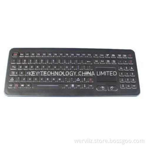 IP65 dynamic rated silicone industrial backlight pc keyboar